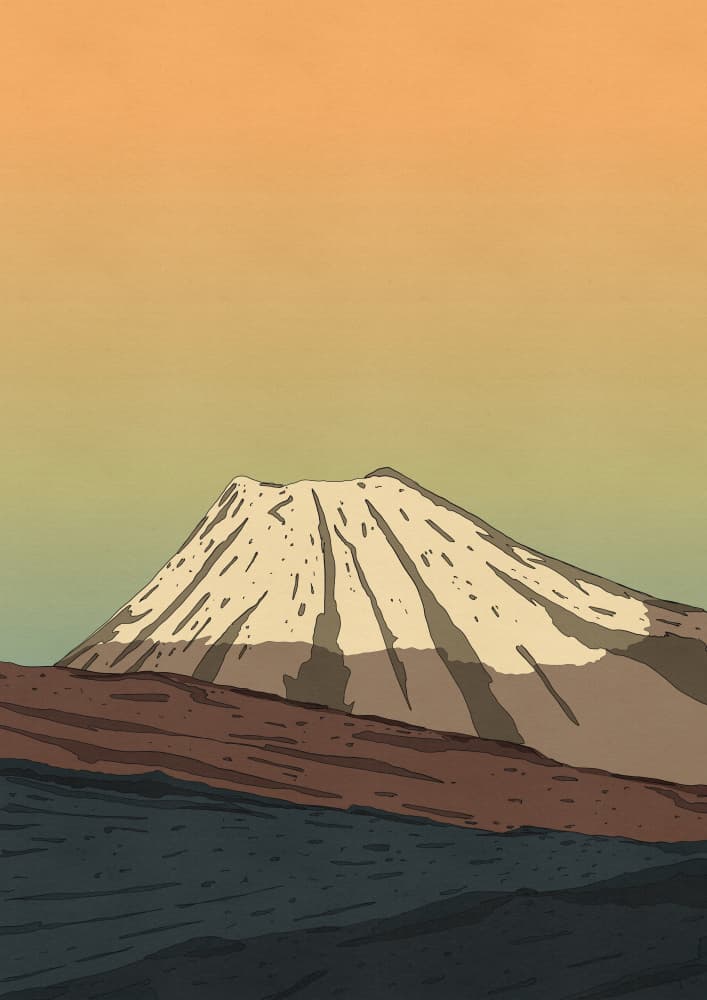 Majestic Fuji Dawn by Nicholas — canvas wall art