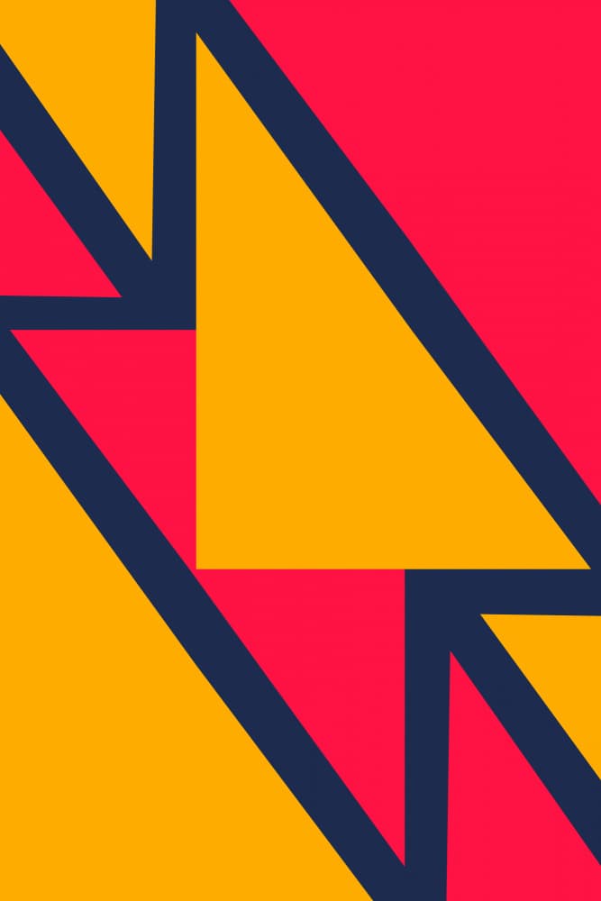 Bold Geometric Pattern by jay stanley — canvas wall art