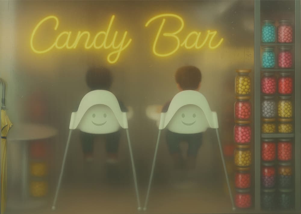 Candy Bar Babies by Yvette Depaepe — canvas wall art