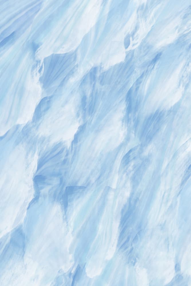 Dreamy Blue Gentle Waves by Martina — canvas wall art