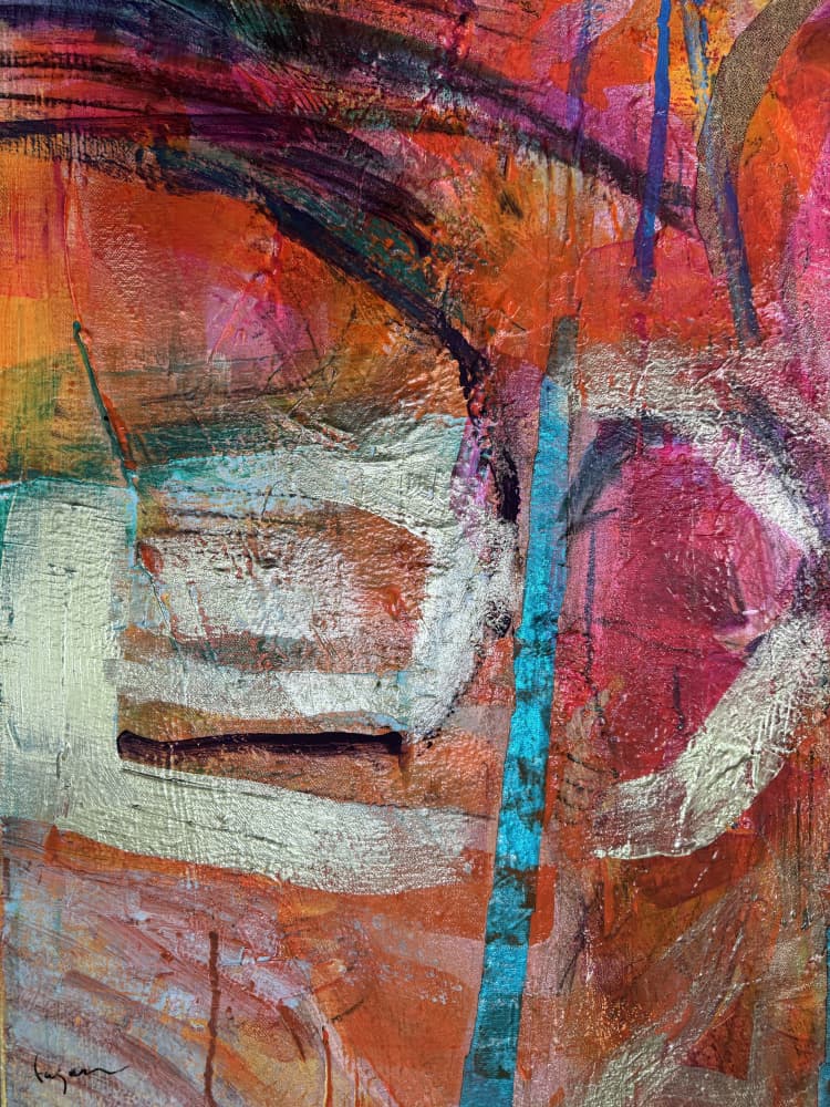Swirl of Vibrance by Dorothy Fagan — canvas wall art