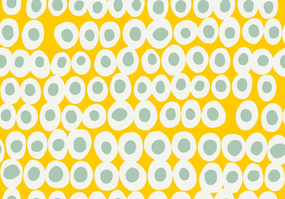 Cheerful Yellow Ovals