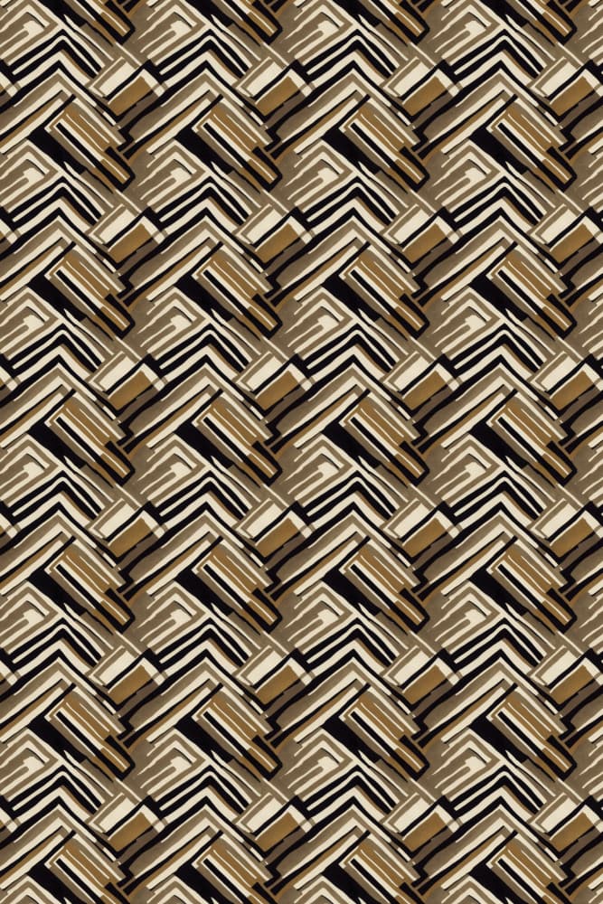 Geometric Rhythm by Treechild — canvas wall art