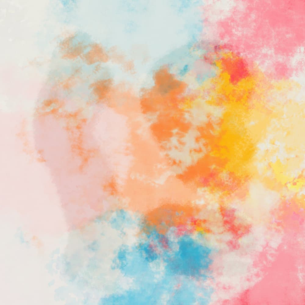 Vibrant Watercolor Abstract by Dina Dankers — canvas wall art