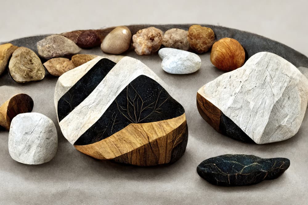 Layered Stonescape by Treechild — canvas wall art