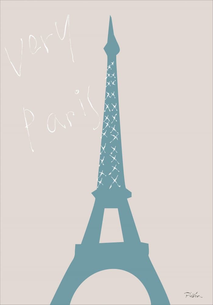 Very Paris Eiffel by Pictufy Studio II — canvas wall art