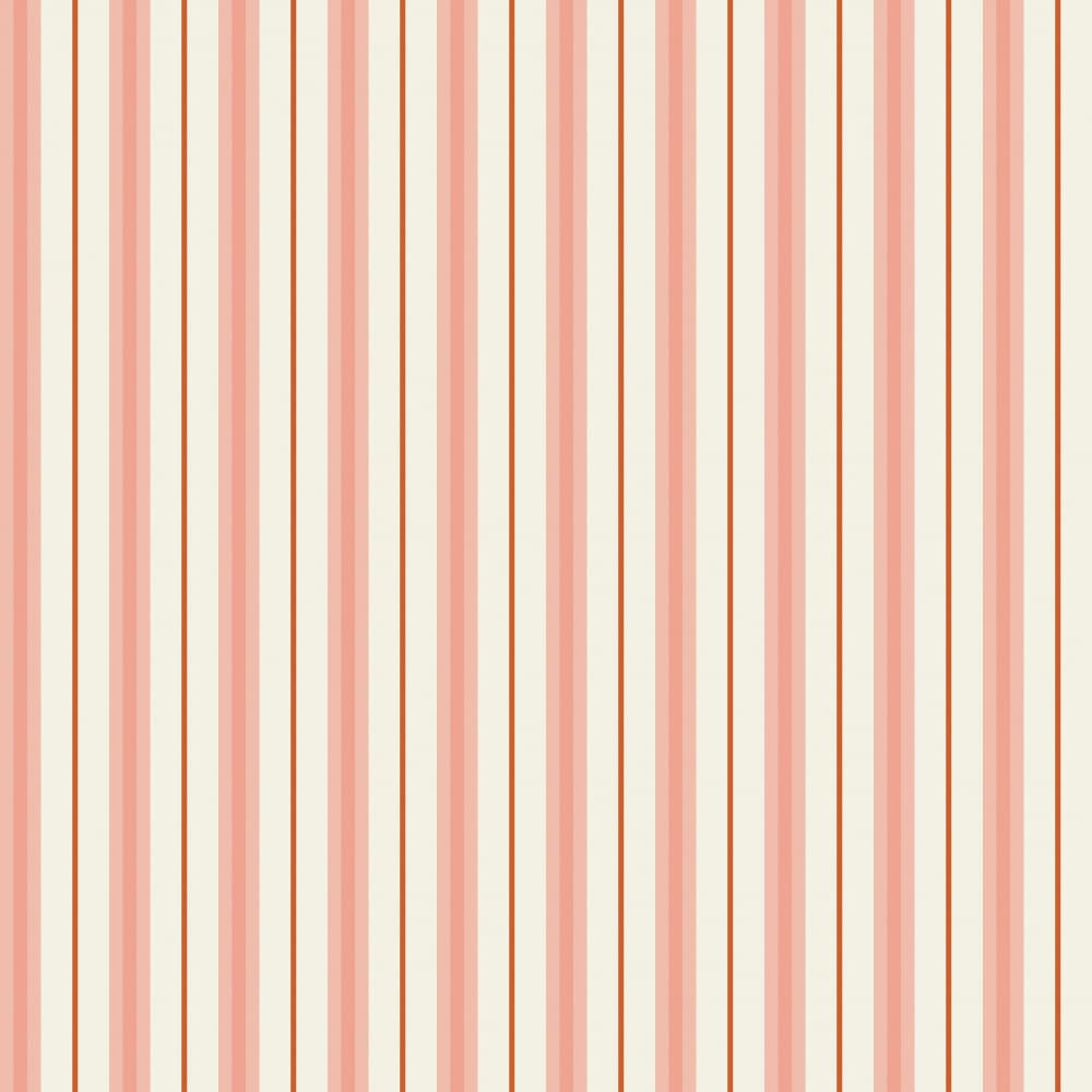 Soft Pink Vertical Stripes by Annick — canvas wall art