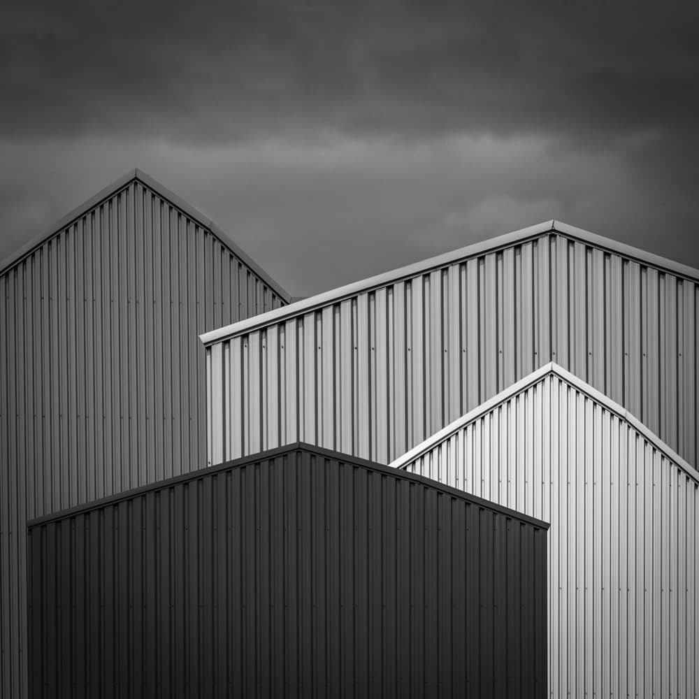 Modern Architectural Geometry by Luc Vangindertael (laGrange) — canvas wall art