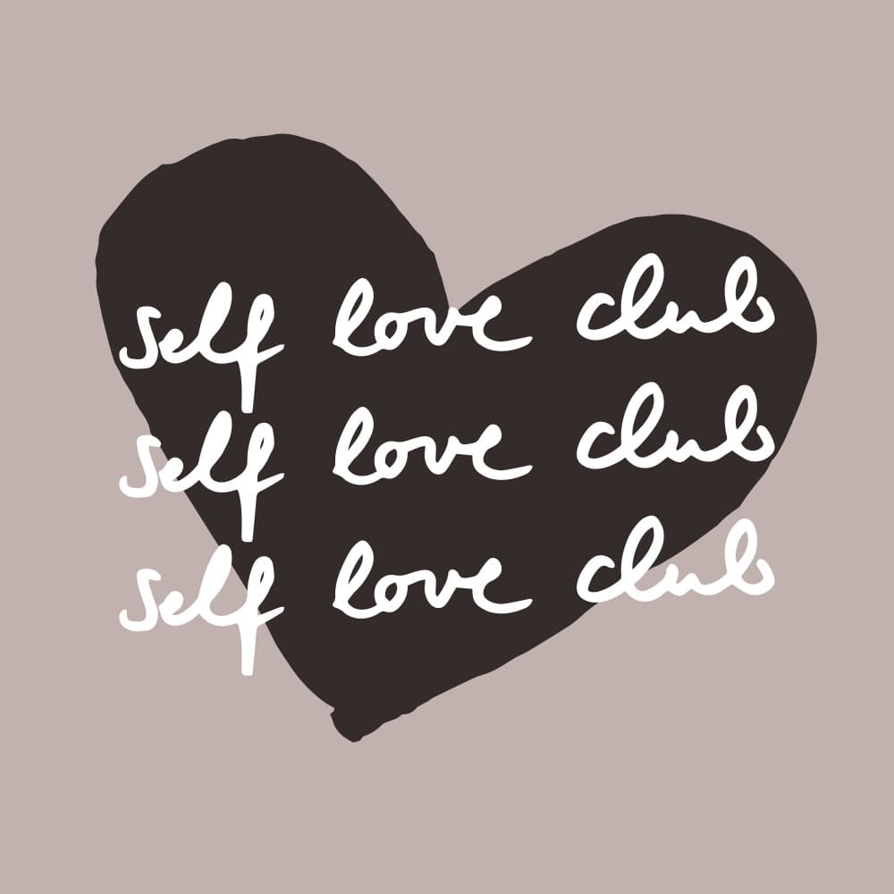 Self Love Club Heart by Studio Memb — canvas wall art