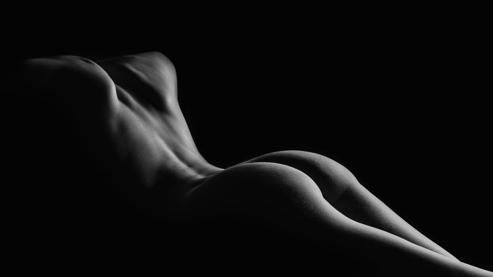 Elegant Female Nude by AURIMAS VALEVICIUS — canvas wall art