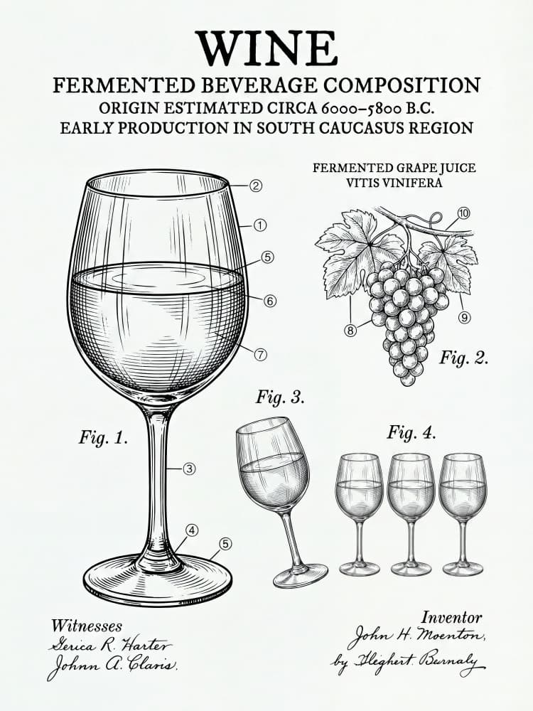 Wine Patent Diagram