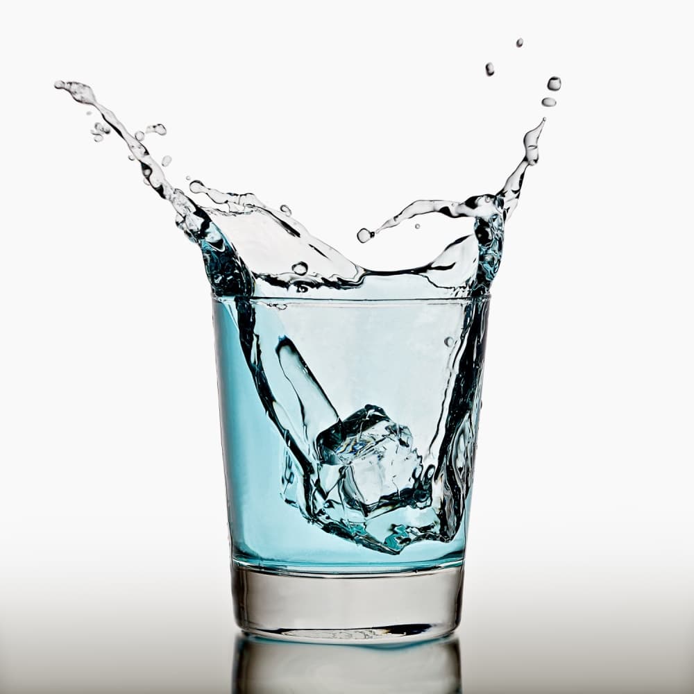 Refreshing Water Splash by Gert Lavsen — canvas wall art