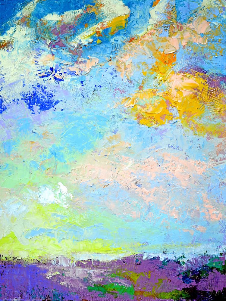 Vivid Sky Landscape by Dorothy Fagan — canvas wall art