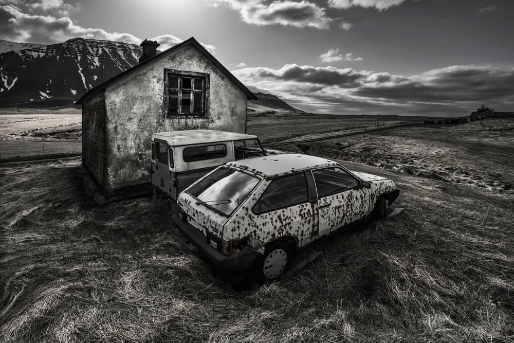Abandoned Rural Homestead by Bragi Ingibergsson - BRIN — canvas wall art