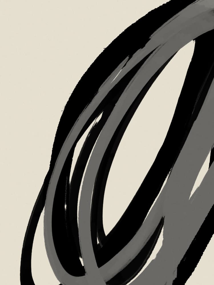 Curved Motion Flow by Treechild — canvas wall art