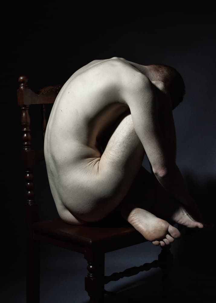 Solitary Male Form by Jaap de Jonge — canvas wall art