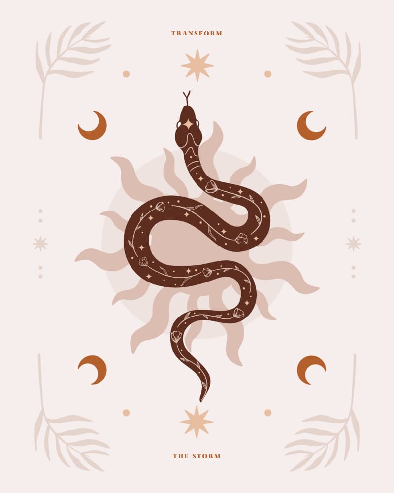 Celestial Serpent Transformation by KsanaKalpa — canvas wall art