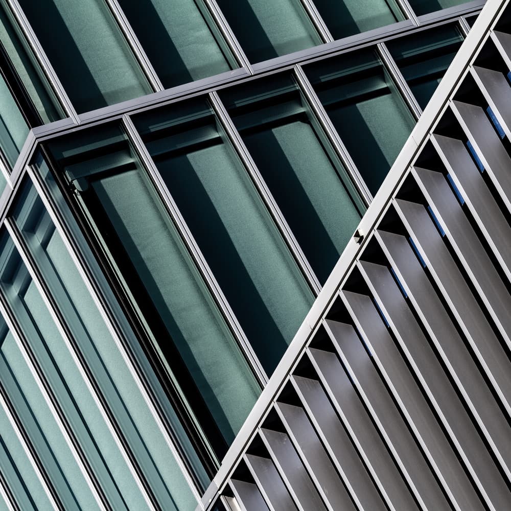 Abstract Building Geometry by Franco Tessarolo — canvas wall art