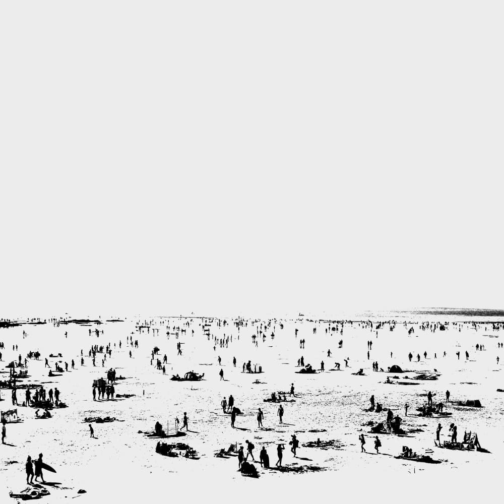 Beach No2 by Dan Hobday — canvas wall art