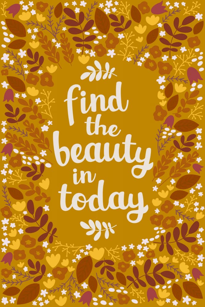 Find Beauty Today by EMELIEmaria — canvas wall art