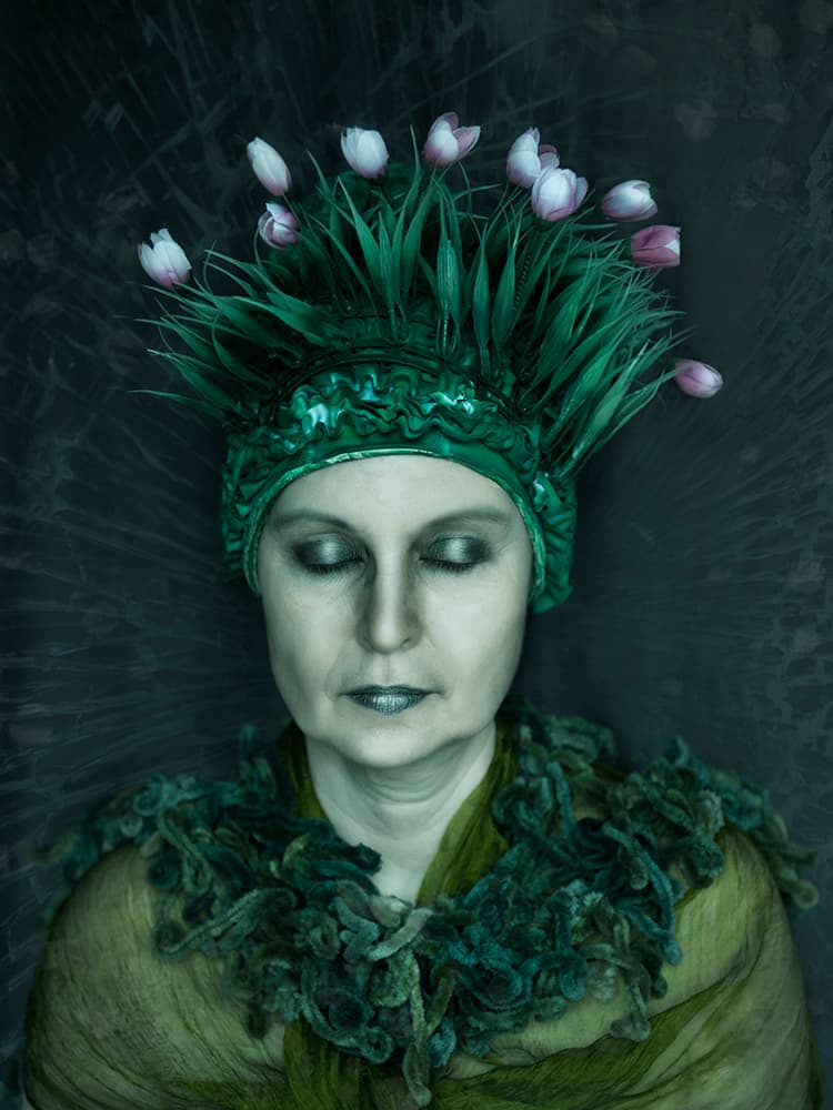 Nature's Serene Queen by Angelika Martha Himburg — canvas wall art