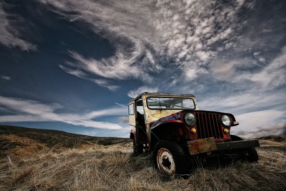 Classic Field Jeep by Þorsteinn H. Ingibergsson — canvas wall art