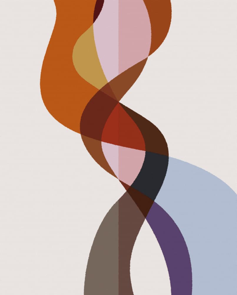 Modern Organic Flow by Rafa Mateo — canvas wall art