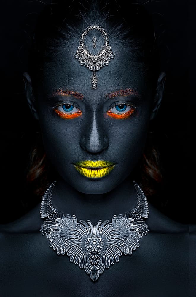 Dark Beauty Portrait by James Mahfuz — canvas wall art