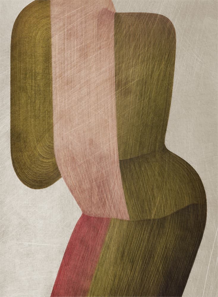 Flowing Abstract Forms by Alma — canvas wall art
