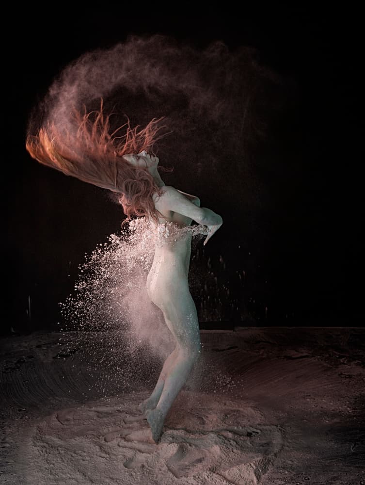 Dynamic Powder Dance by Scott Michaels — canvas wall art