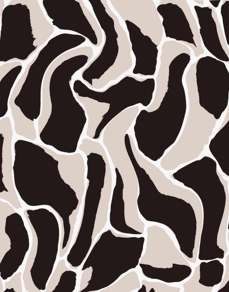 Monochrome Waves by Treechild — canvas wall art