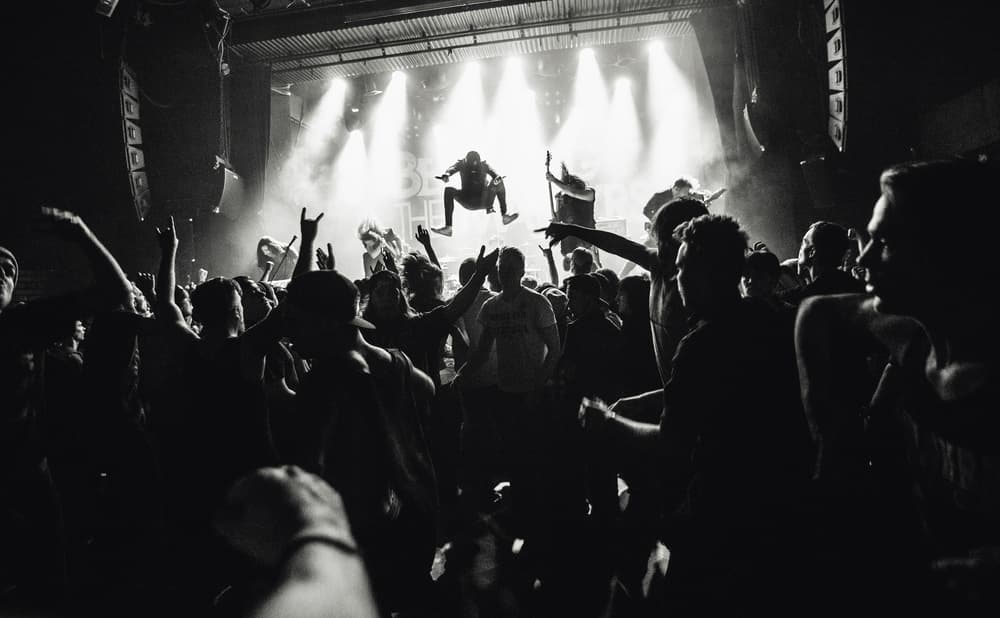 Concert Crowd Energy by Jesse Kämäräinen — canvas wall art