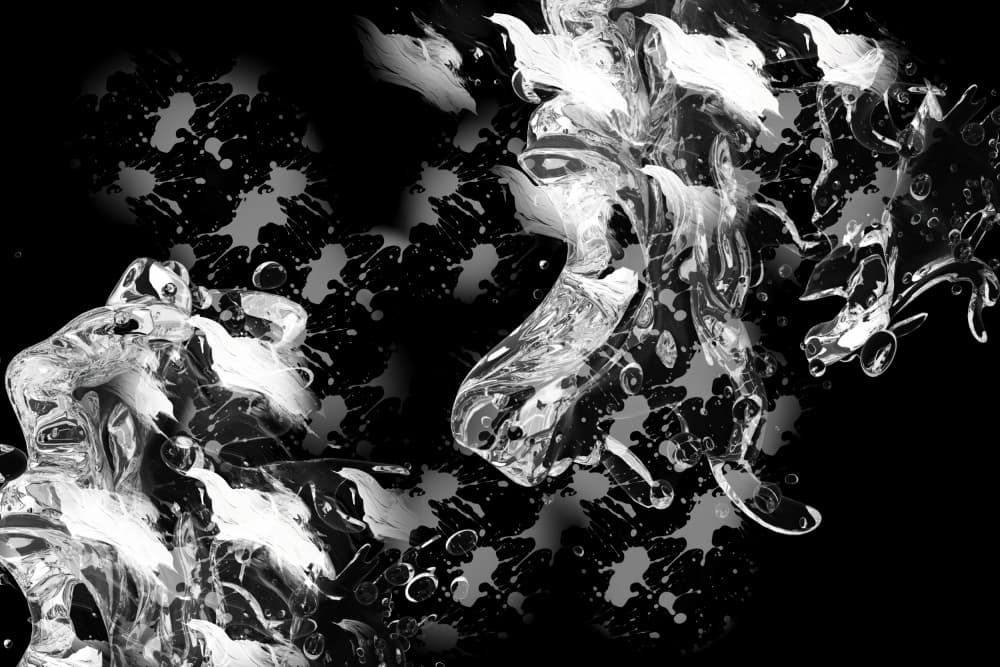Abstract Liquid Motion by Rafal Kulik — canvas wall art