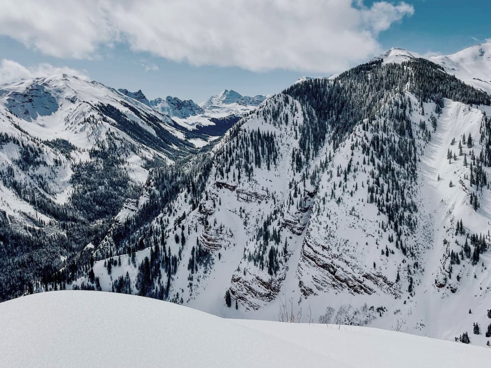 Majestic Snowy Mountains by Del Mundo Imagery — canvas wall art