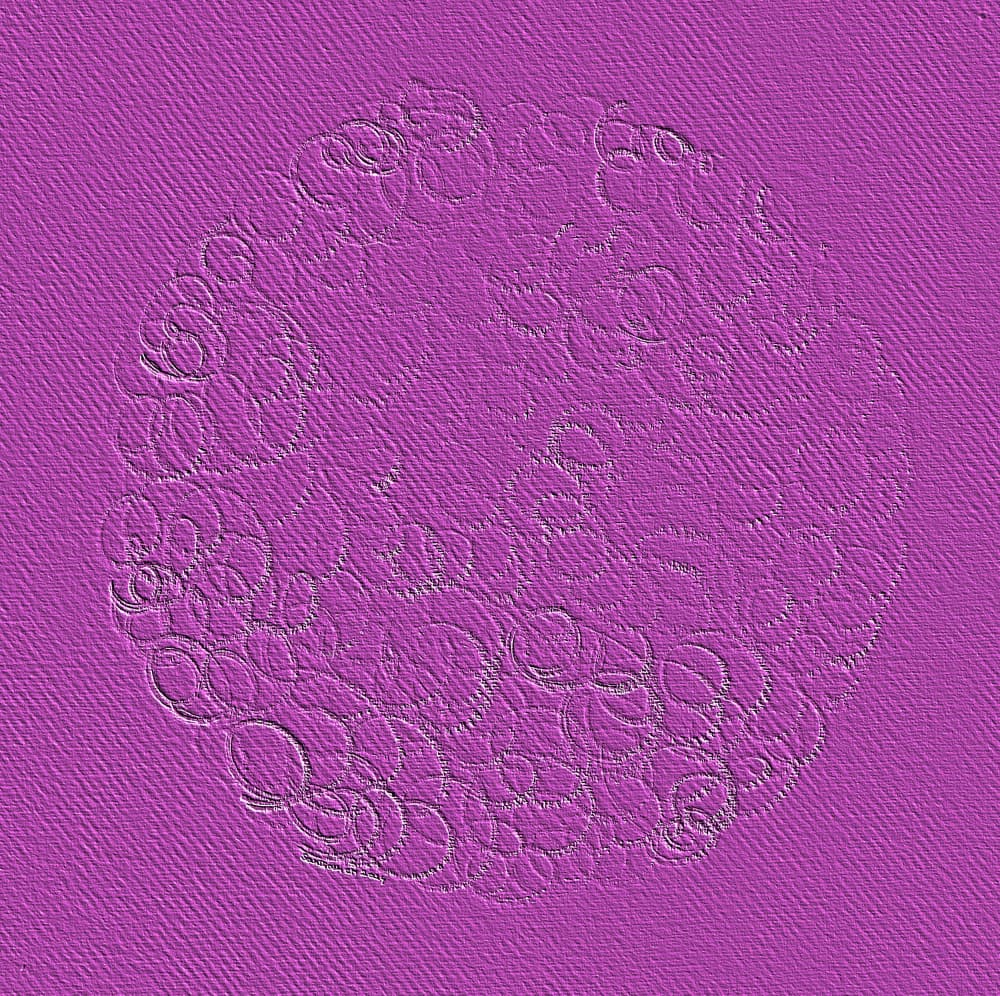 Textured Purple Circles by Santhosh ch — canvas wall art