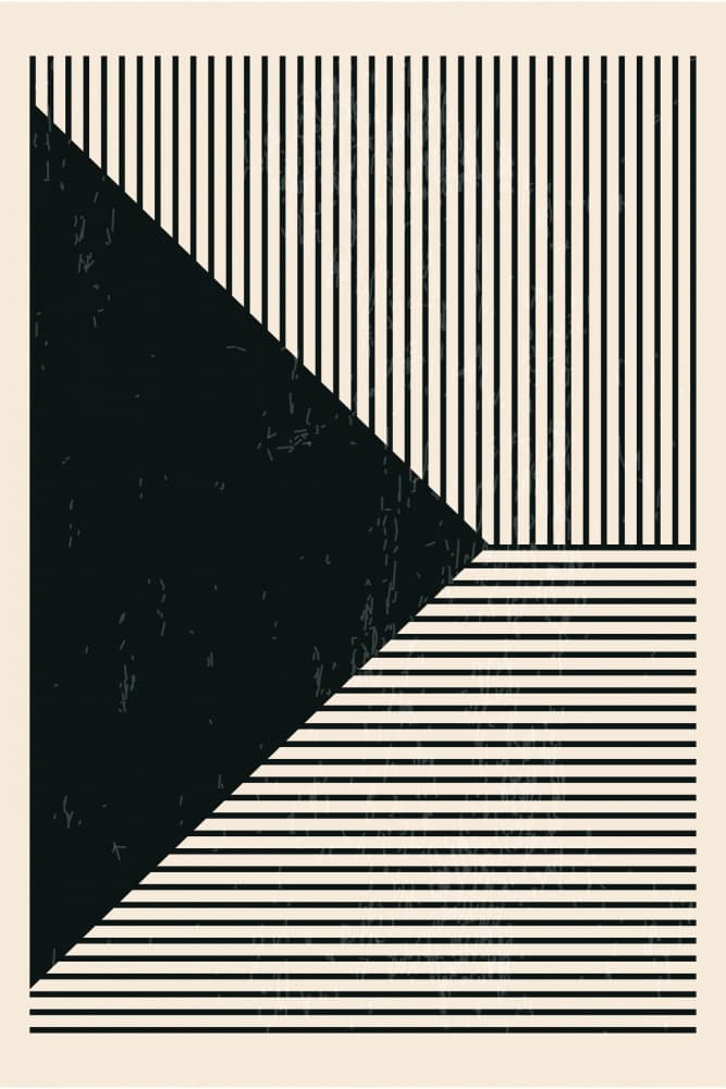 Modern Geometric Shapes by jay stanley — canvas wall art