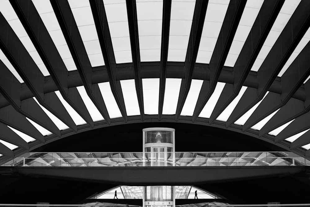 Geometric Light and Shadow by Paulo Abrantes — canvas wall art