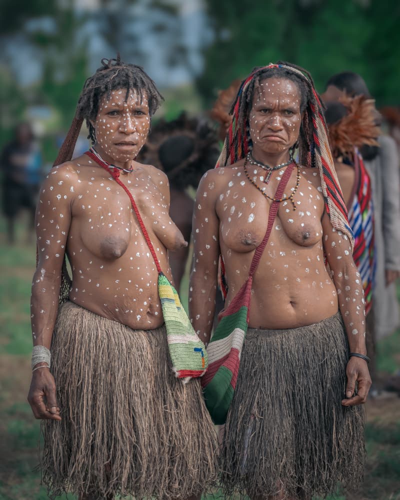 Papuan Tribal Women by HIRAK BHATTACHARJEE — canvas wall art