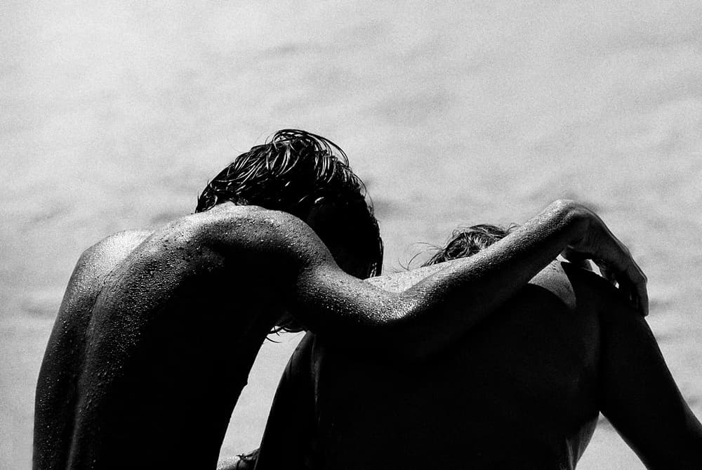 Intimate Ocean Embrace by Elena Arjona — canvas wall art