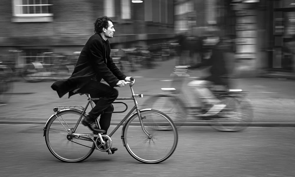 Dynamic Urban Cycling by luisfer — canvas wall art