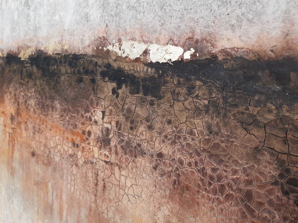 Rustic Cracked Texture by Gabriela Aleksandra Szuba — canvas wall art