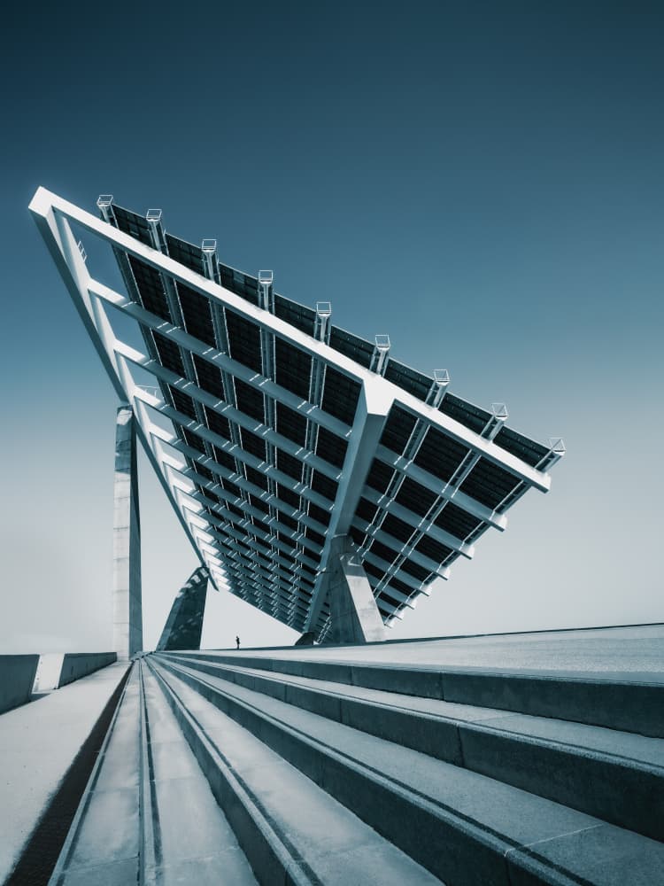 Geometric Solar Array by Mike Kreiten — canvas wall art