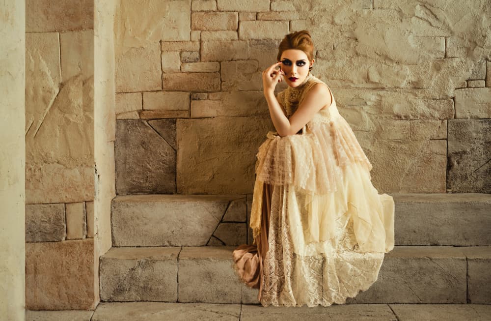 Gothic Elegance Stone Steps by Taketoshi Onodera — canvas wall art
