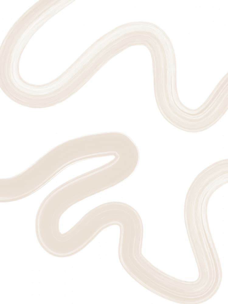 Soft Wavy Lines by Elena Ristova — canvas wall art