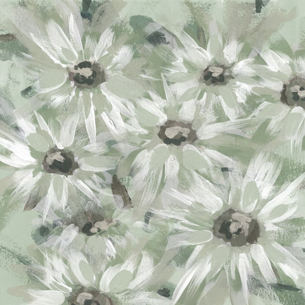Soft Sage Blooms by Lori Ann Folz — canvas wall art