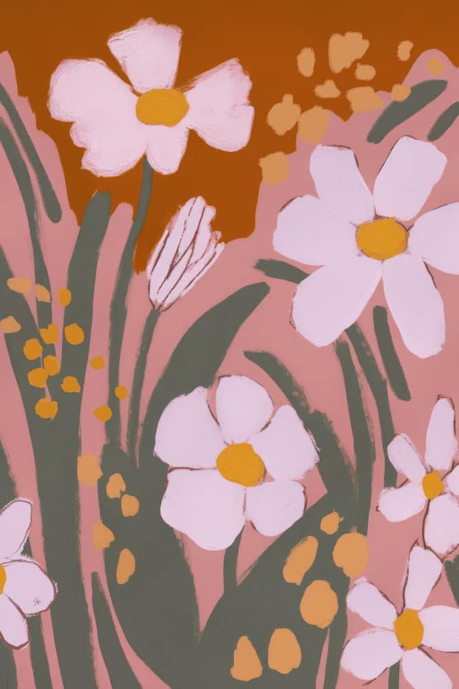 Floral Bliss by Treechild — canvas wall art