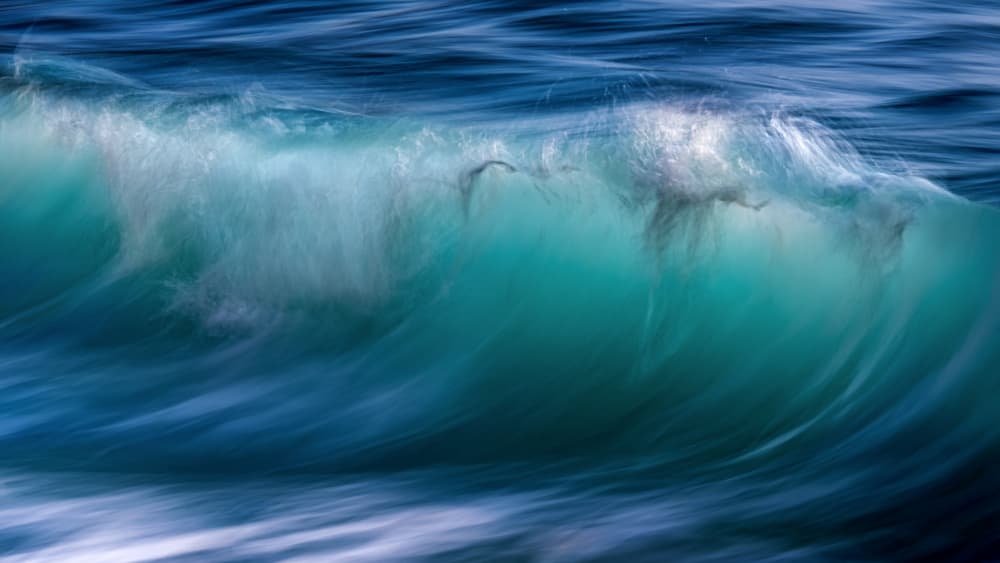 Flowing Ocean Wave by Paolo Lazzarotti — canvas wall art
