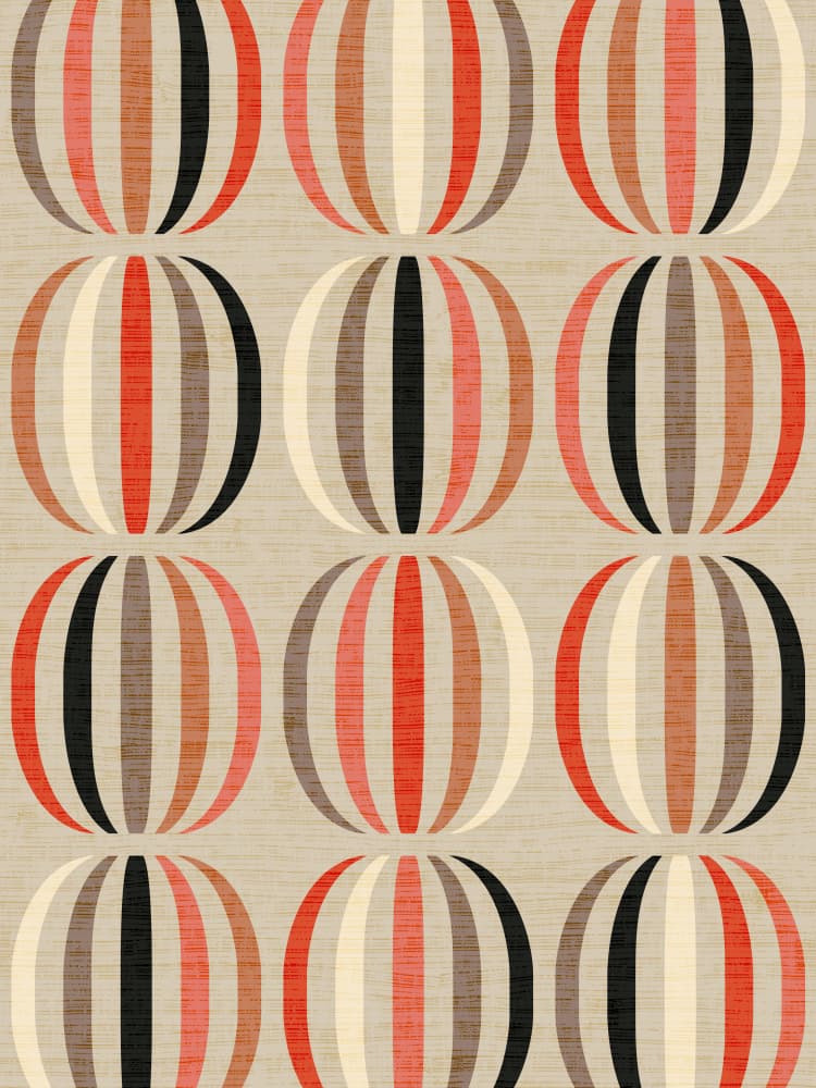 Mid Century Stripe Pattern