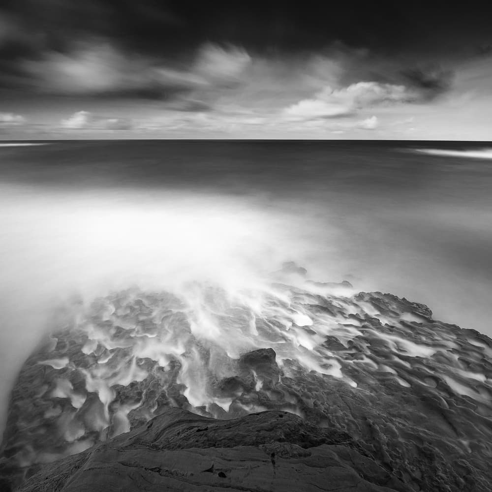 Flowing Ocean Rocks by Yi Fan — canvas wall art