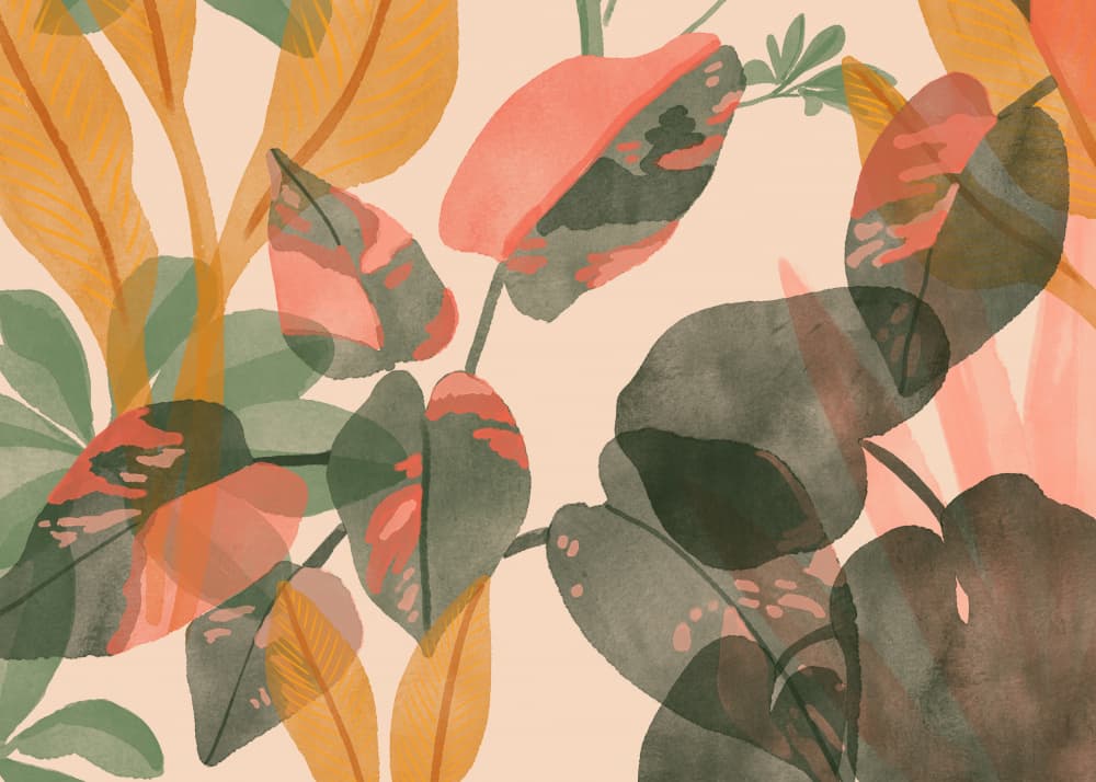 Tropical Mess by Goed Blauw — canvas wall art